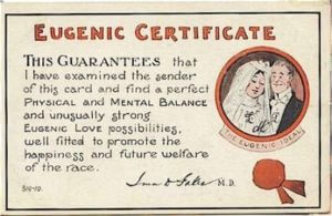 eugenics certificate