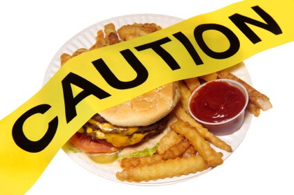 hamburger caution gmo warning x