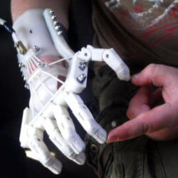 robohand d printed prosthetic hand