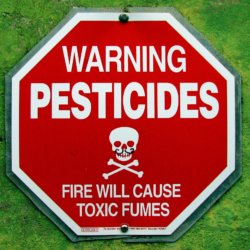 Warning Pesticides