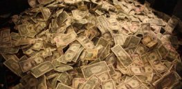 pile of money