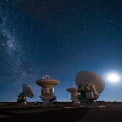 px Four antennas ALMA