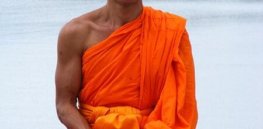 monk meditating