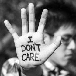 apathy i dont care
