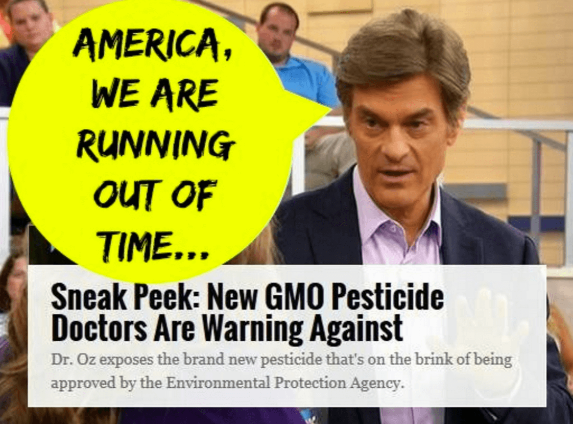 Dr. Oz has been one source of this myth