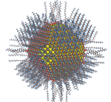 Colloidal nanoparticle of lead sulfide selenide with complete passivation