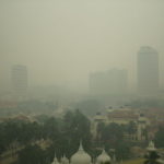 Haze in Kuala Lumpur x