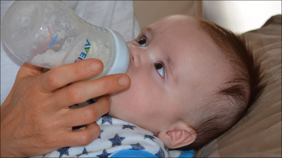 drinking milk