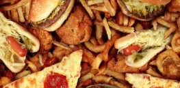 Fast Food Concept Greasy Fried Restaurant