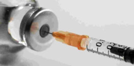 vial and syringe flu shot large