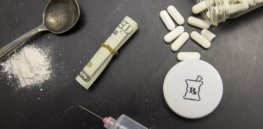 bigstock opioids on chalkboard with rol