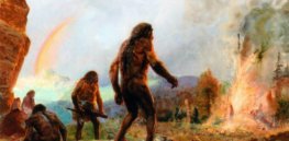 neanderthal fire rainbow by zdenek burian