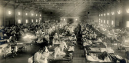 emergency hospital during influenza epidemic camp funston kansas ncp