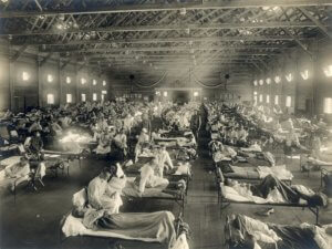 px camp funston at fort riley kansas during the spanish flu pandemic