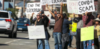 Is a new California law limiting protests at COVID vaccine centers constitutional?