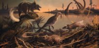 ‘Our species began as a sort of arboreal rat when dinosaurs ruled the planet’: Early hominids spread around the world via a once-green Arabia