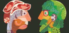 How would shifting to a primarily plant-based diet impact climate change projections?