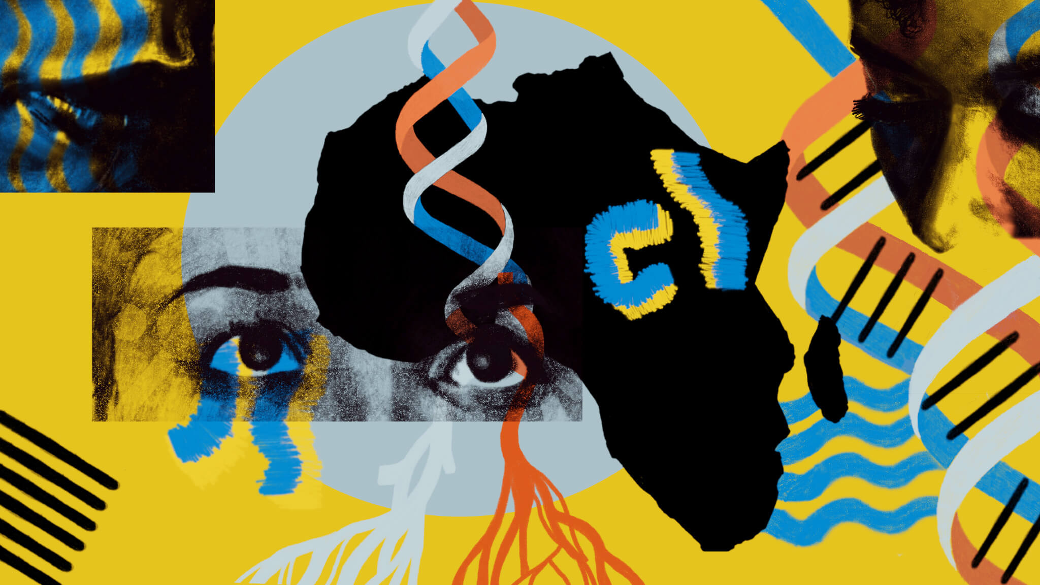 DNA double helix illustration representing genomic research data
