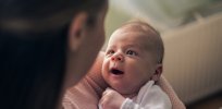 Talking to newborns: Within the first few hours, they can recognize language patterns and begin learning