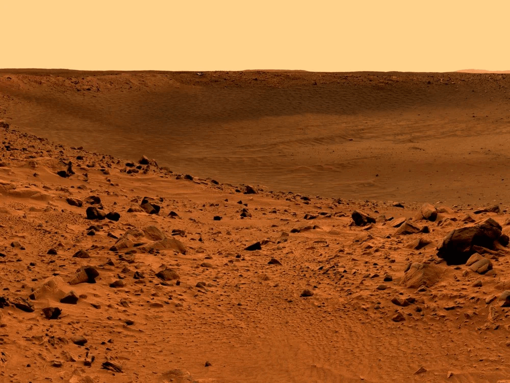 Mars a peut-être autrefois abrité la vie.  Venait-il de la Terre ?