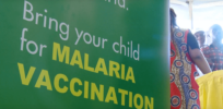 rts cs bring your child for malaria vaccination
