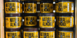 almond almond butter jar cupboard