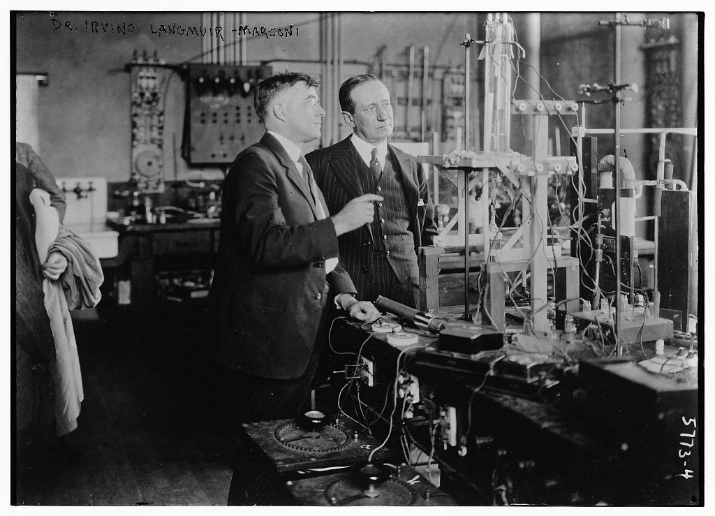 dr irving langmuir and g marconi