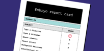 embryo report card