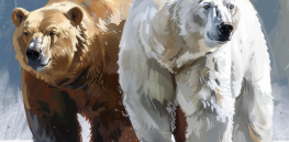 White and brown: How climate change is transforming bears