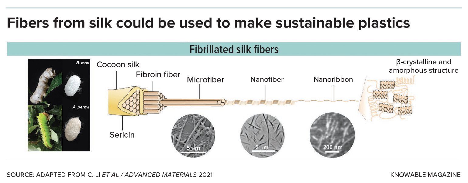 g silk fiber sustainable plastics
