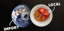 What’s better for the environment: Organic foods from far away or local conventional foods?