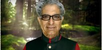What does Deepak Chopra believe about the dangers and benefits of AI