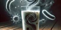 While raw milk increases health risk by 70,000% percent, cheese made from raw milk is safe to eat