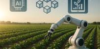 How biotech supercharged by AI, robotics and blockchain can help tackle climate change and food shortages