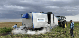 Steam technologists test a partial alternative to farm chemicals to control weeds