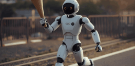 Greece welcomed the humanoid Olympic games. Don’t worry athletes—it will be many years before they are true competitors