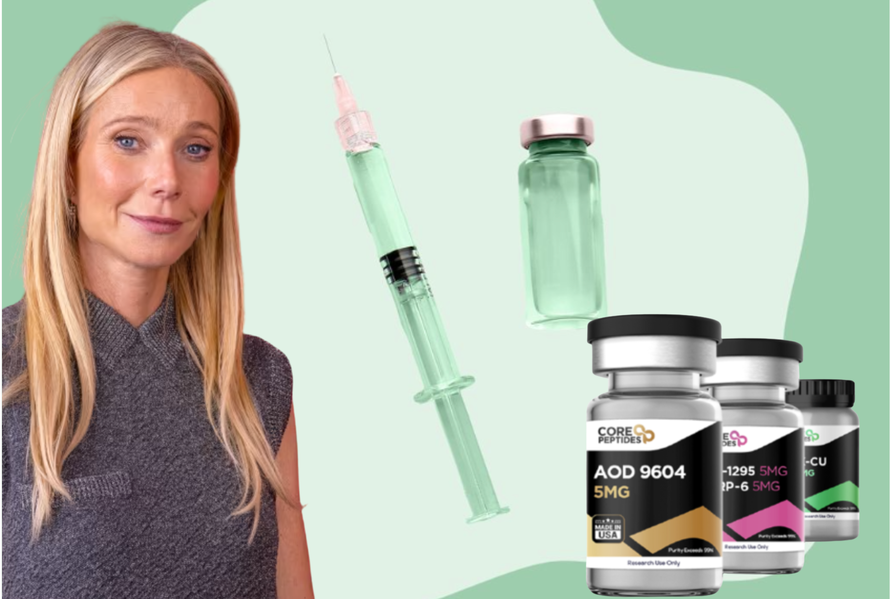 Anti-aging peptide therapies don’t work despite touts by RFK, Jr., Jennifer Anison and Gwenyth Paltrow—and millions of their followers