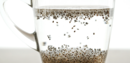 Two food fads that have some merit: Chia seeds in almost everything and protein added to water