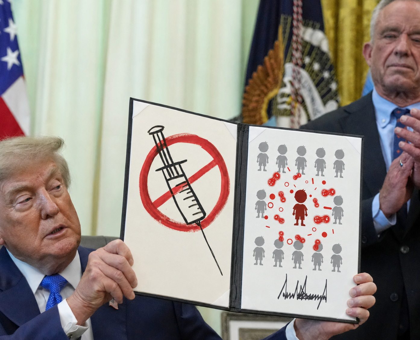 Trump and RFK Jr. announce plan to split combination childhood vaccines