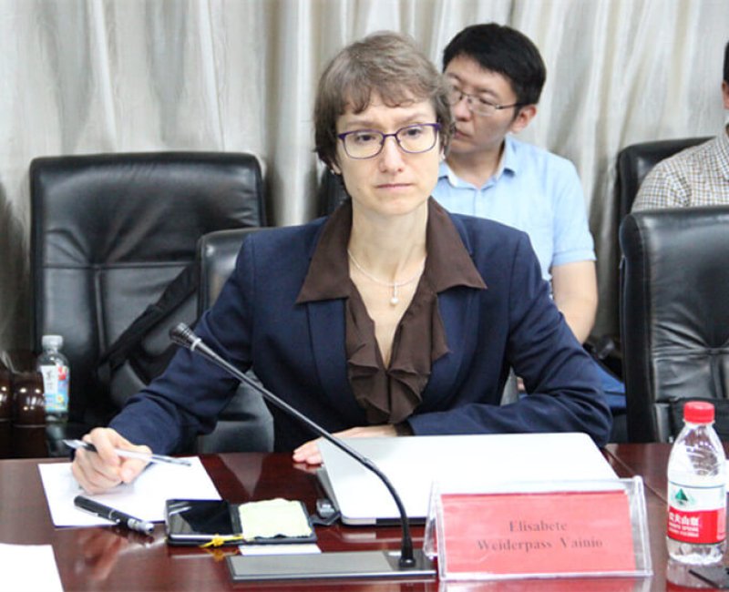 New IARC director Elisabete Weiderpass (Image source: news.lzu.edu.cn)