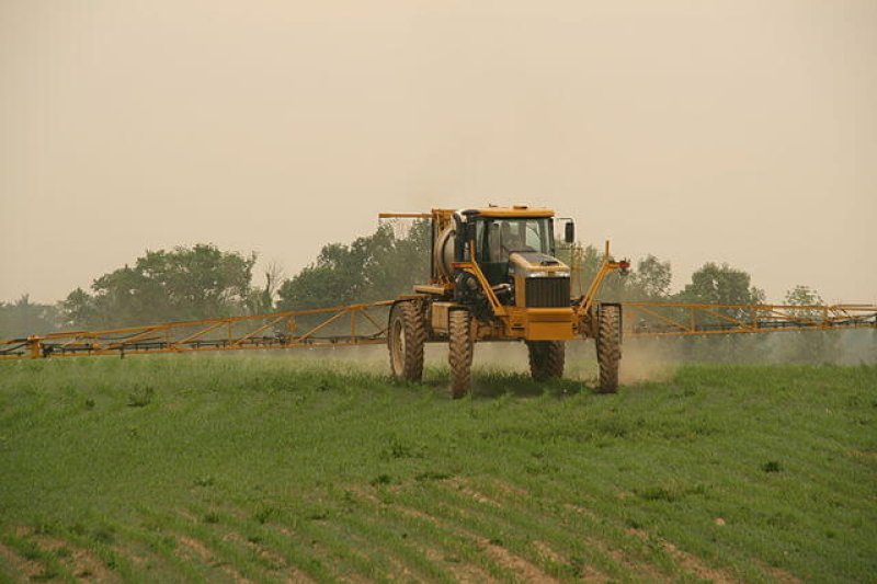 px Rogator Spraying Corn