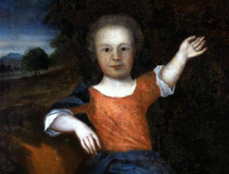 Painting of Benjamin Franklin's four-year-old son, Francis "Franky" by Charles Henry Granger. Credit: Shine 365