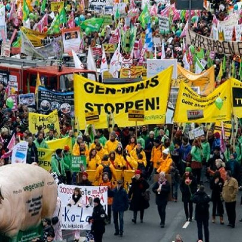 German GMO Protest x