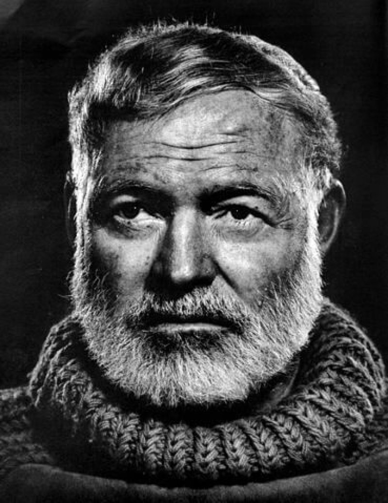 Hemingway portrait