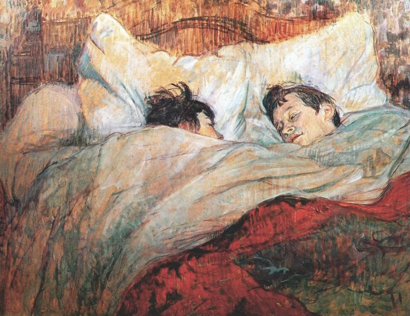 Le Lit, Toulouse-Lautrec. Credit: Musée d'Orsay