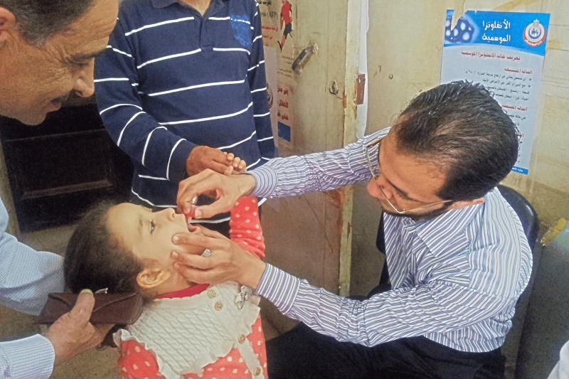 polio vaccination egypt