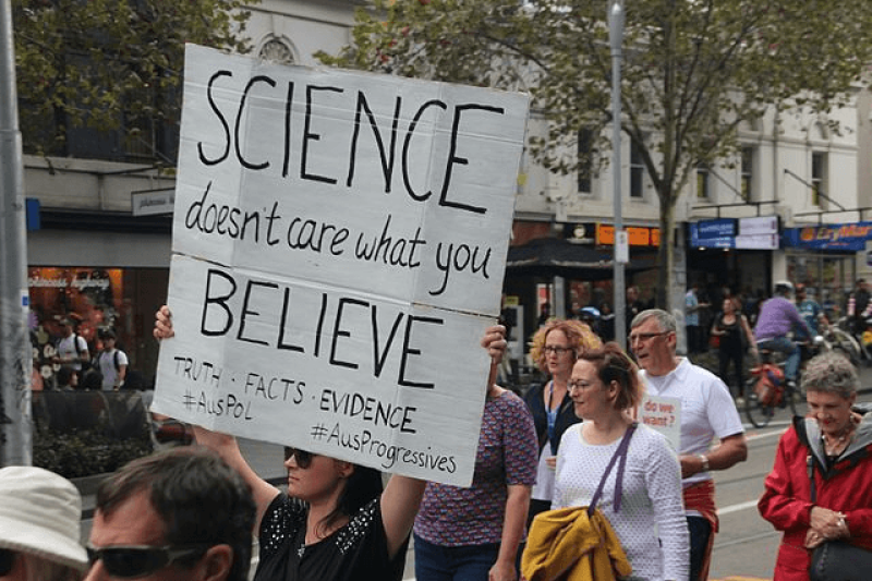 Science_doesnt_care_what_you_believe_-_Melbourne_-MarchforScience_on_-Earthday_34167585396
