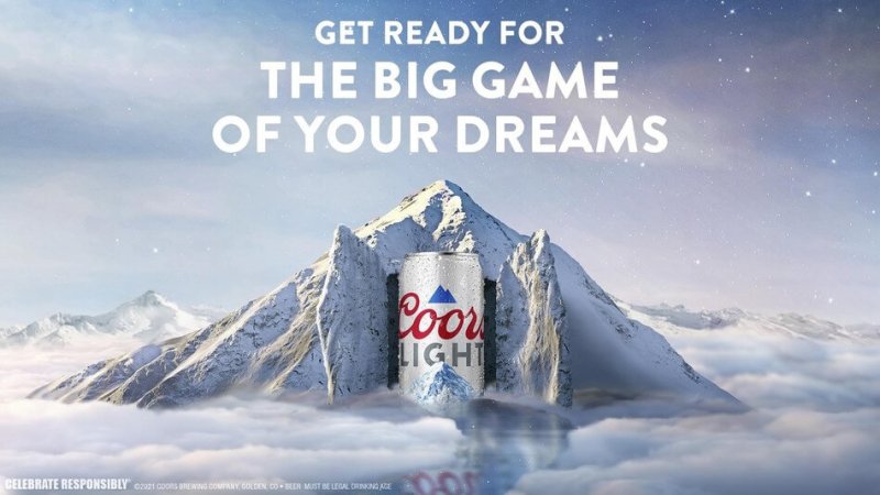 Coors Light developed the first targeted dream incubation advertisement in early 2021. Credit: NewsWire