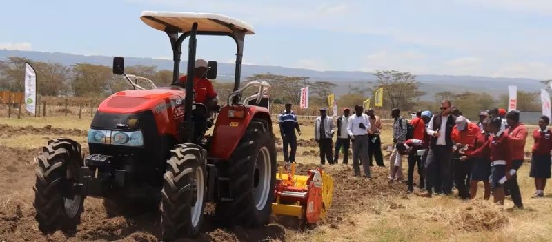 Kenya's agricultural star may be rising with new access to technologies like new tractors, sprayers and GMOs. Dispelling myths around GMOs is essential so consumers can make informed decisions. Credit: Case IH