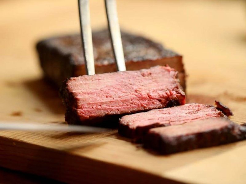 Meati Foods' mycelium steak. Credit: Meati Foods